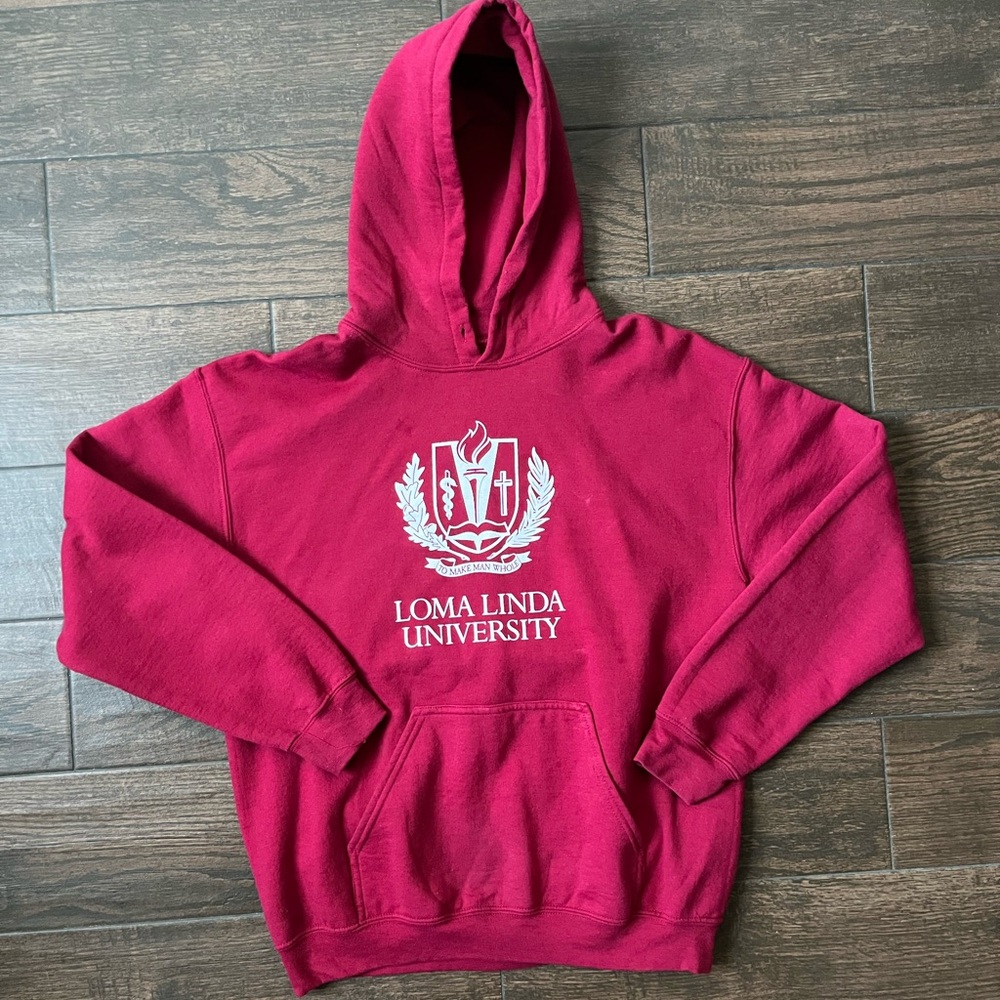 Loma Linda university all red sweater hoodie